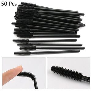 Disposable Silicone Gel Eyelash Brush Comb Mascara Wands Tool