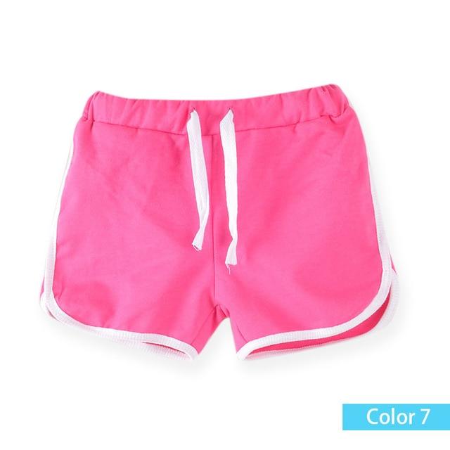 kids clothing new  candy color girls short hot summer boys beach pants