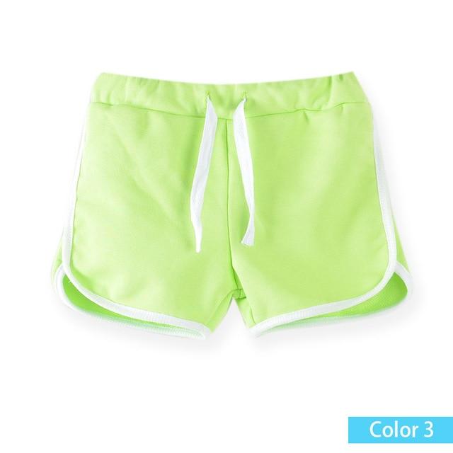 kids clothing new  candy color girls short hot summer boys beach pants