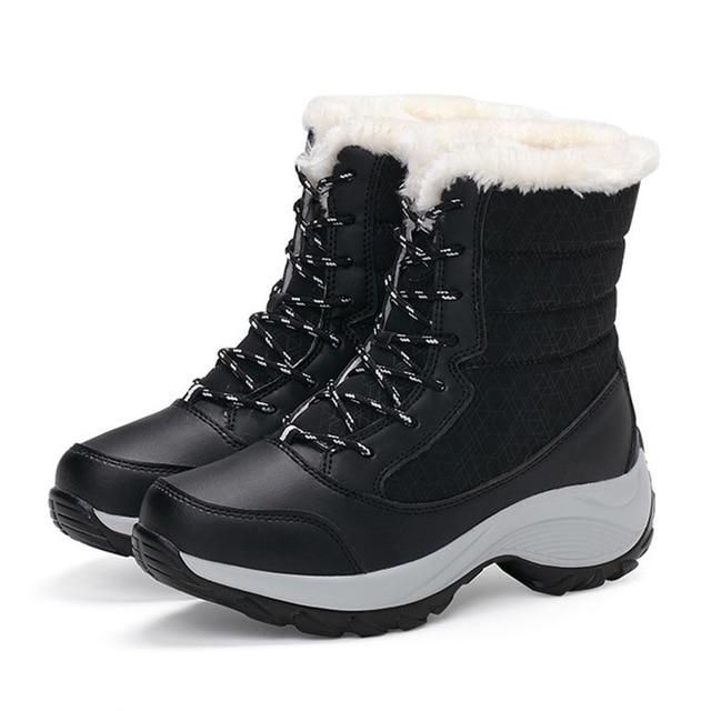 Women Boots Waterproof Winter Shoes Women Snow Boots