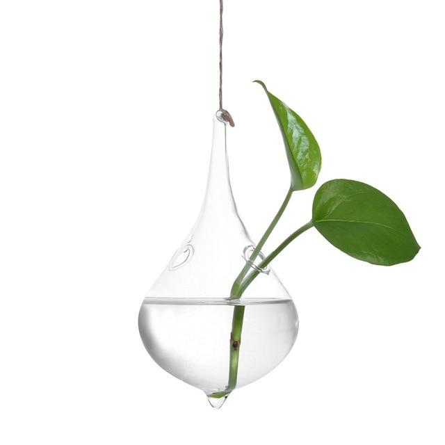 Home Garden Hanging Glass Ball Vase Flower Plant Pot Terrarium Container Party Wedding Decor Creative Hanging Decoration