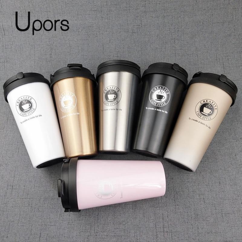 500ML Coffee Mug Creative 304 Stainless Steel Double Wall Vacuum Insulated