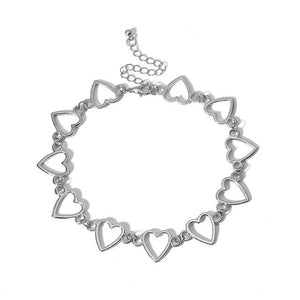 Ingemark Korean Sweet Love Heart Choker Necklace