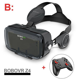 Bobovr z4 VR Box Virtual Reality Helmet Goggles 3D VR Glasses Mini Google Cardboard VR Box 2.0 BOBO VR for 4-6' Mobile Phone