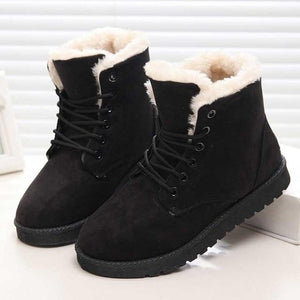 Women Boots Winter Warm Snow Boots Women Faux Suede Ankle Boots For Female