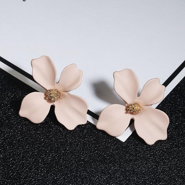 Korean Style Cute Flower Stud Earrings For Women