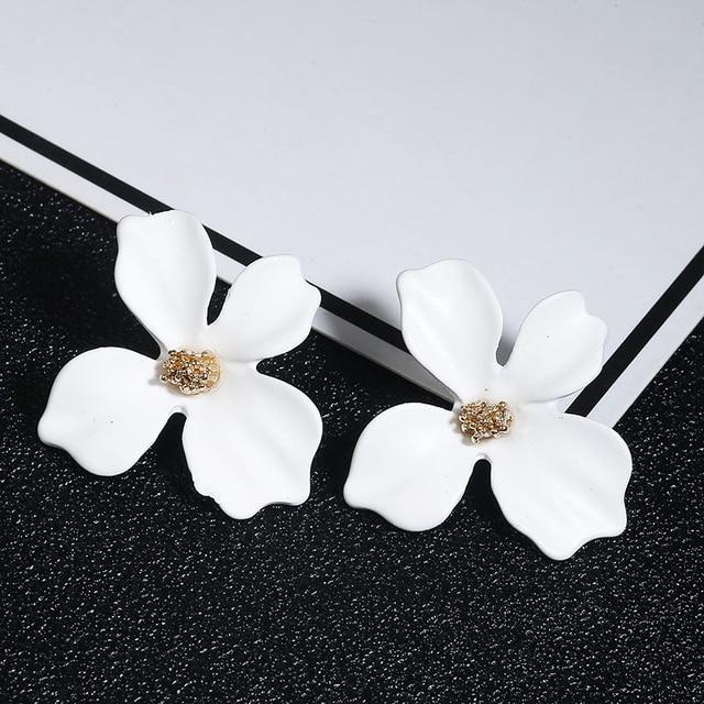 Korean Style Cute Flower Stud Earrings For Women