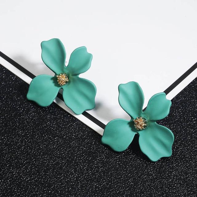 Korean Style Cute Flower Stud Earrings For Women