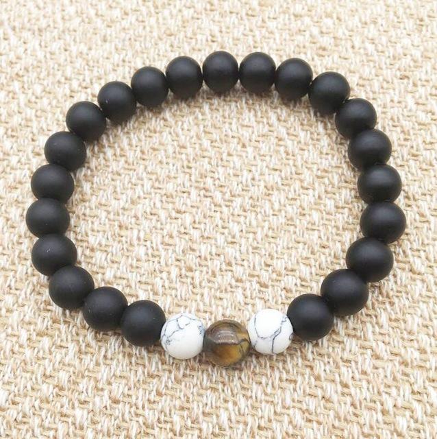 8mm Beads 7 Chakra Healing Balance Bracelet for Men Women Reiki Prayer