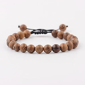 8mm New Natural Wood Beads Bracelets