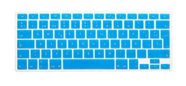 HRH Silicone Waterproof Silicone Keyboard Covers Skins Protector For Macbook Air Pro 13 15 17  for Mac book Spanish EU Version