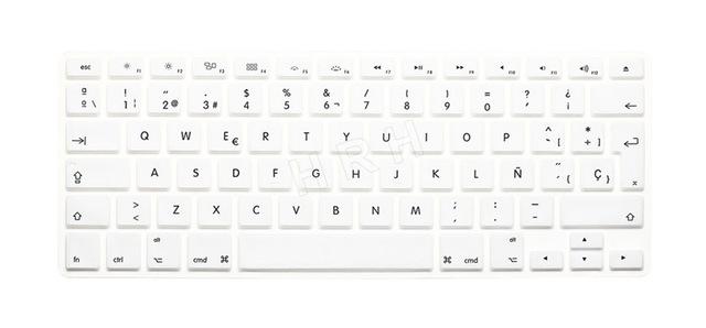 HRH Silicone Waterproof Silicone Keyboard Covers Skins Protector For Macbook Air Pro 13 15 17  for Mac book Spanish EU Version