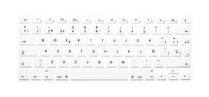 HRH Silicone Waterproof Silicone Keyboard Covers Skins Protector For Macbook Air Pro 13 15 17  for Mac book Spanish EU Version
