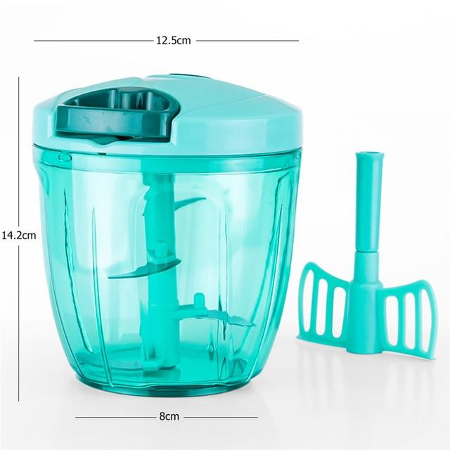 Manual Fruit Vegetable Chopper Hand Pull Food Cutter