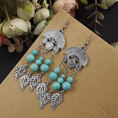 Fashion Women Jewelry Wholesale Vintage Tibetan Silver Long Section dangler