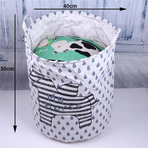 Folding Laundry Storage Basket for Toys Geometry Storage Barrel Standing Clothing Storage Bucket Laundry Organizer Holder Pouch