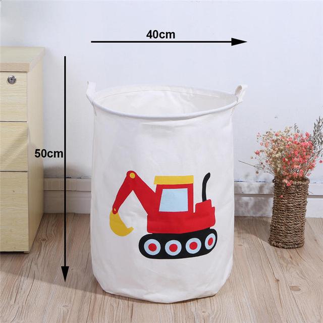 Folding Laundry Storage Basket for Toys Geometry Storage Barrel Standing Clothing Storage Bucket Laundry Organizer Holder Pouch