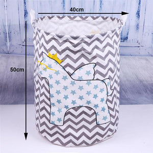 Folding Laundry Storage Basket for Toys Geometry Storage Barrel Standing Clothing Storage Bucket Laundry Organizer Holder Pouch