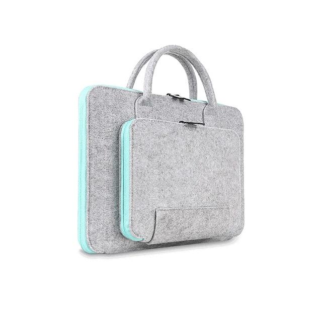 Wool Felt Laptop Bag For Mac 11 13 15 17 Mouse Bags Briefcase for Macbook Air Pro Retina For Lenovo Notebook Sleeve Case