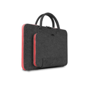 Wool Felt Laptop Bag For Mac 11 13 15 17 Mouse Bags Briefcase for Macbook Air Pro Retina For Lenovo Notebook Sleeve Case