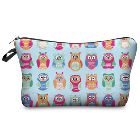 Printed Makeup Bags With Multicolor Pattern Pouch