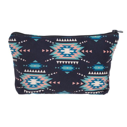 Printed Makeup Bags With Multicolor Pattern Pouch