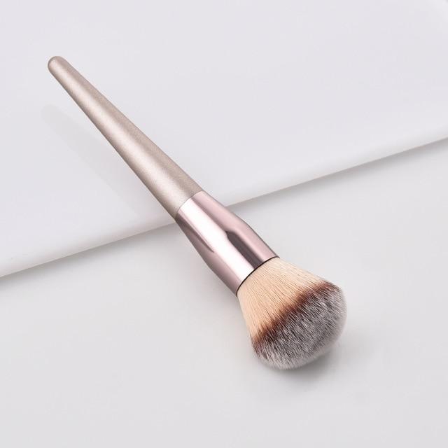 Luxury Champagne Makeup Brushes Set (Foundation Powder , Blush , Eyeshadow , Concealer)