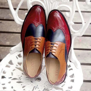 Mens formal shoes leather oxford shoes for men dressing wedding men's brogues office shoes lace up male zapatos de hombre