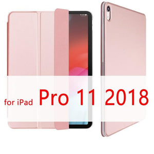 For iPad Pro 11 Case for iPad Pro 12.9 2018 Funda Magnetic Ultra Slim Smart Cover for iPad 11 inch Case Support Wireless Charge