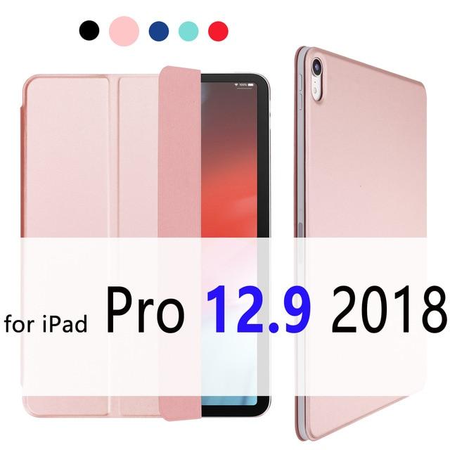 For iPad Pro 11 Case for iPad Pro 12.9 2018 Funda Magnetic Ultra Slim Smart Cover for iPad 11 inch Case Support Wireless Charge