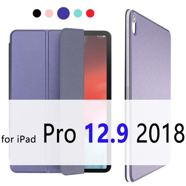 For iPad Pro 11 Case for iPad Pro 12.9 2018 Funda Magnetic Ultra Slim Smart Cover for iPad 11 inch Case Support Wireless Charge