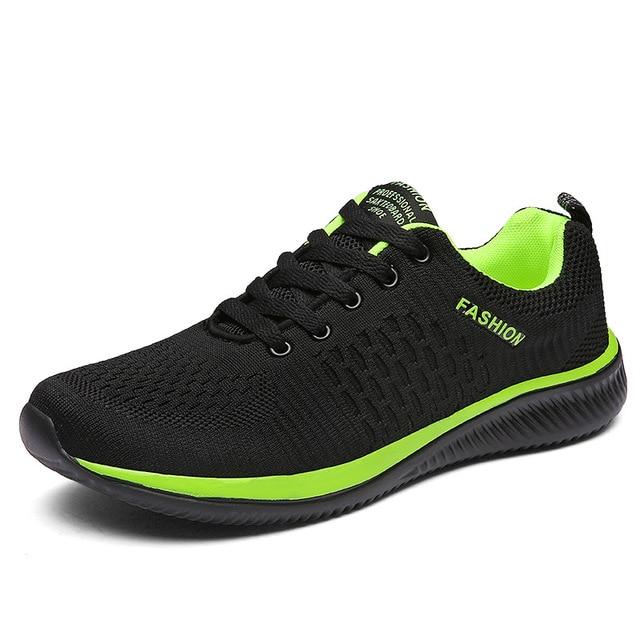 New Mesh Men Casual Shoes Lac-up Men Shoes Lightweight Comfortable Breathable Walking Sneakers Tenis Feminino Zapatos