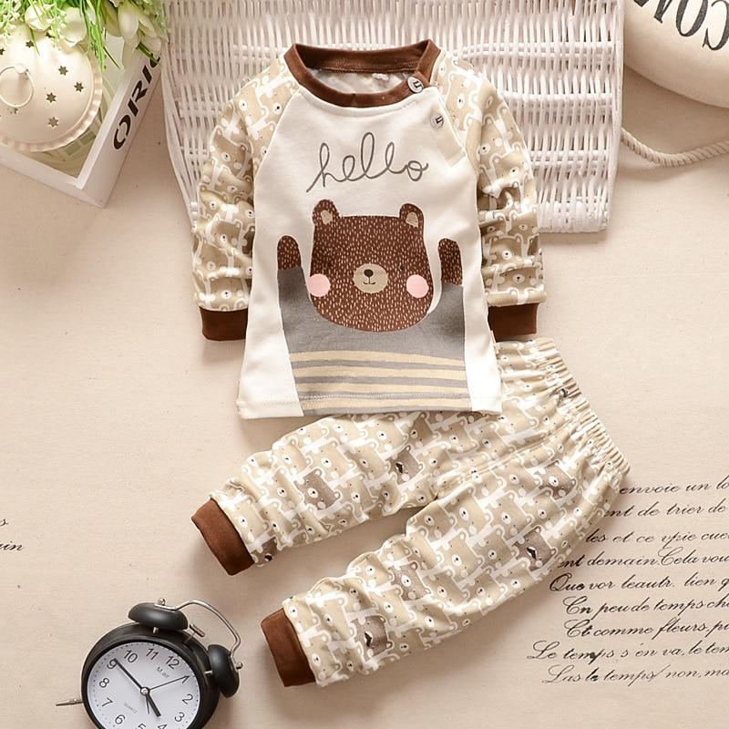 2 Pcs Baby Boy Clothes Cotton Baby Girl Clothing Sets