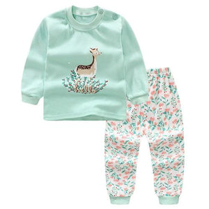 2 Pcs Baby Boy Clothes Cotton Baby Girl Clothing Sets