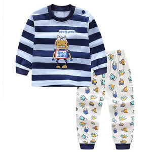 2 Pcs Baby Boy Clothes Cotton Baby Girl Clothing Sets