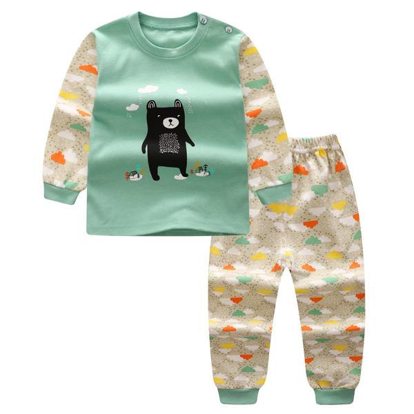 2 Pcs Baby Boy Clothes Cotton Baby Girl Clothing Sets