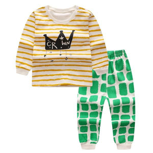 2 Pcs Baby Boy Clothes Cotton Baby Girl Clothing Sets