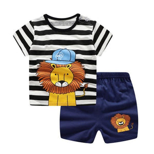 2 Pcs Baby Boy Clothes Cotton Baby Girl Clothing Sets