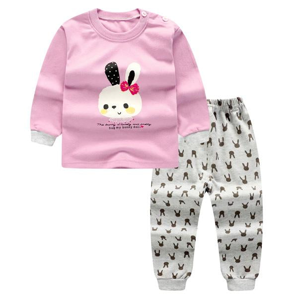 2 Pcs Baby Boy Clothes Cotton Baby Girl Clothing Sets