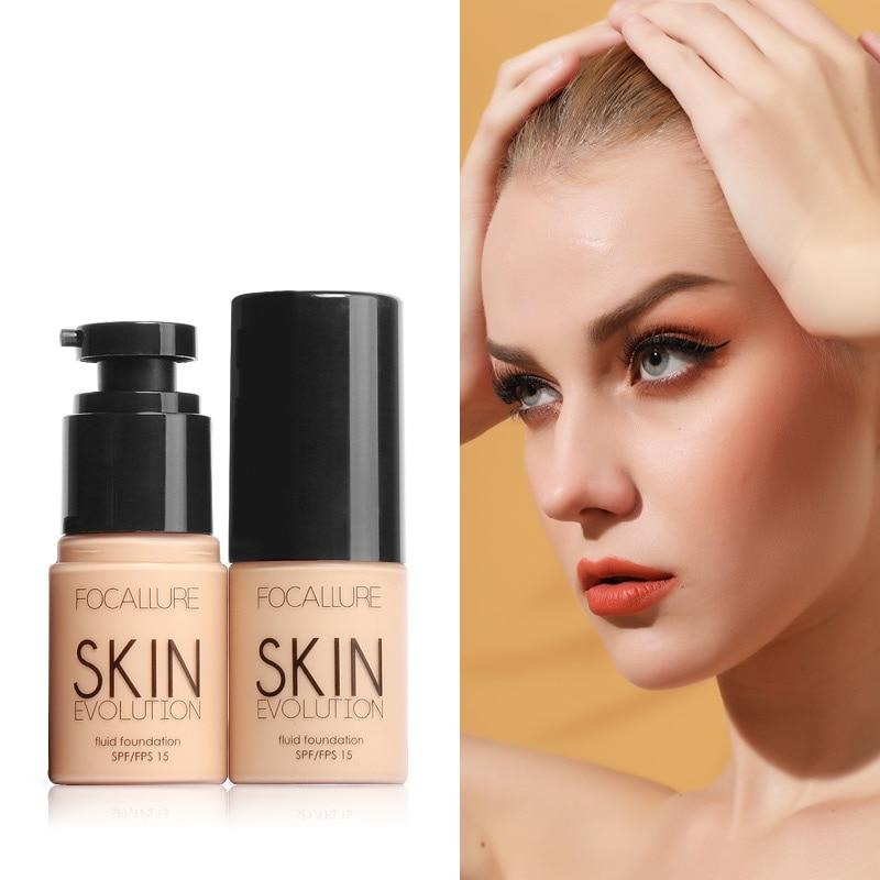 Face Foundation Makeup Base Liquid Foundation BB Cream Oil-control Maquiagem SPF15