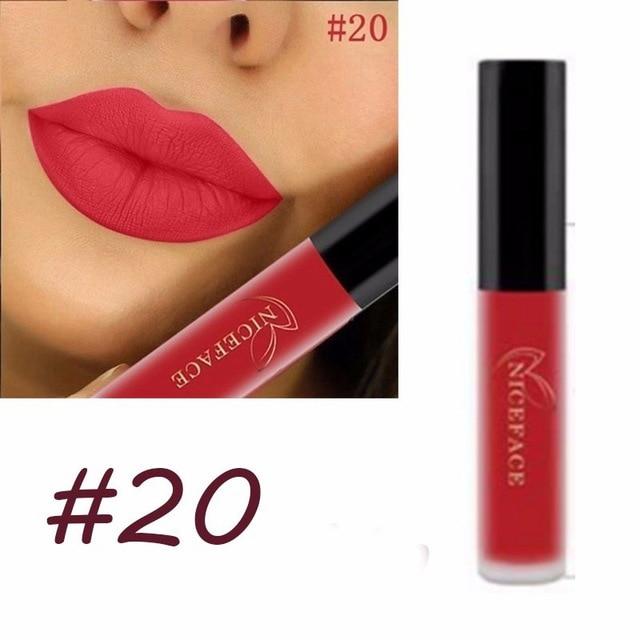 24 Color Liquid Lipstick Matte Long Lasting Makeup Lips Red Matt Nude Gloss Cosmetics