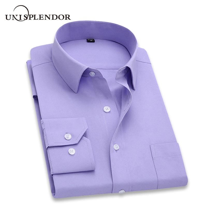 Long Sleeve Slim Brand Man Shirts Designer