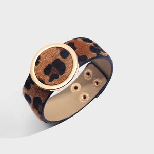 Leopard Bangle Bracelets For Women