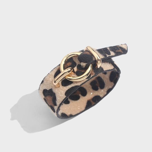 Leopard Bangle Bracelets For Women