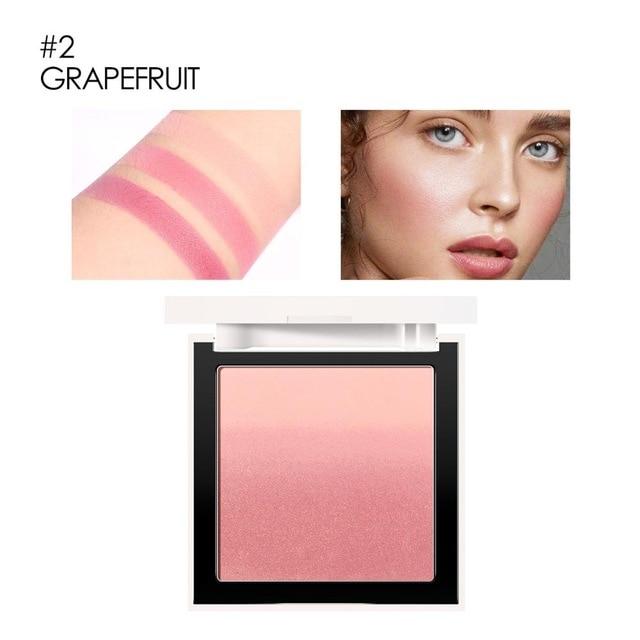 4 Colors Makeup Face blush Silky Cream Transparent Powder Ombre Blusher