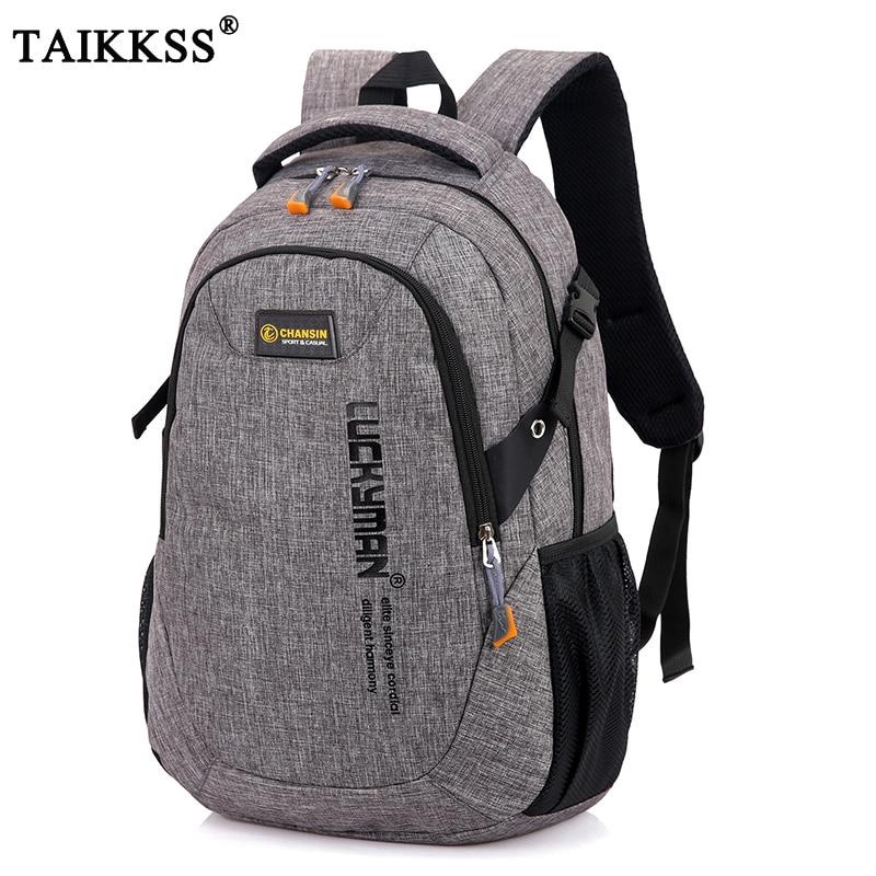 Fashion Men's Backpack Bag Male Polyester Laptop Backpack