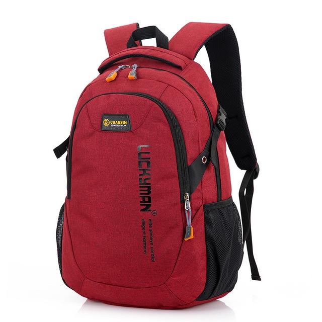 Fashion Men's Backpack Bag Male Polyester Laptop Backpack