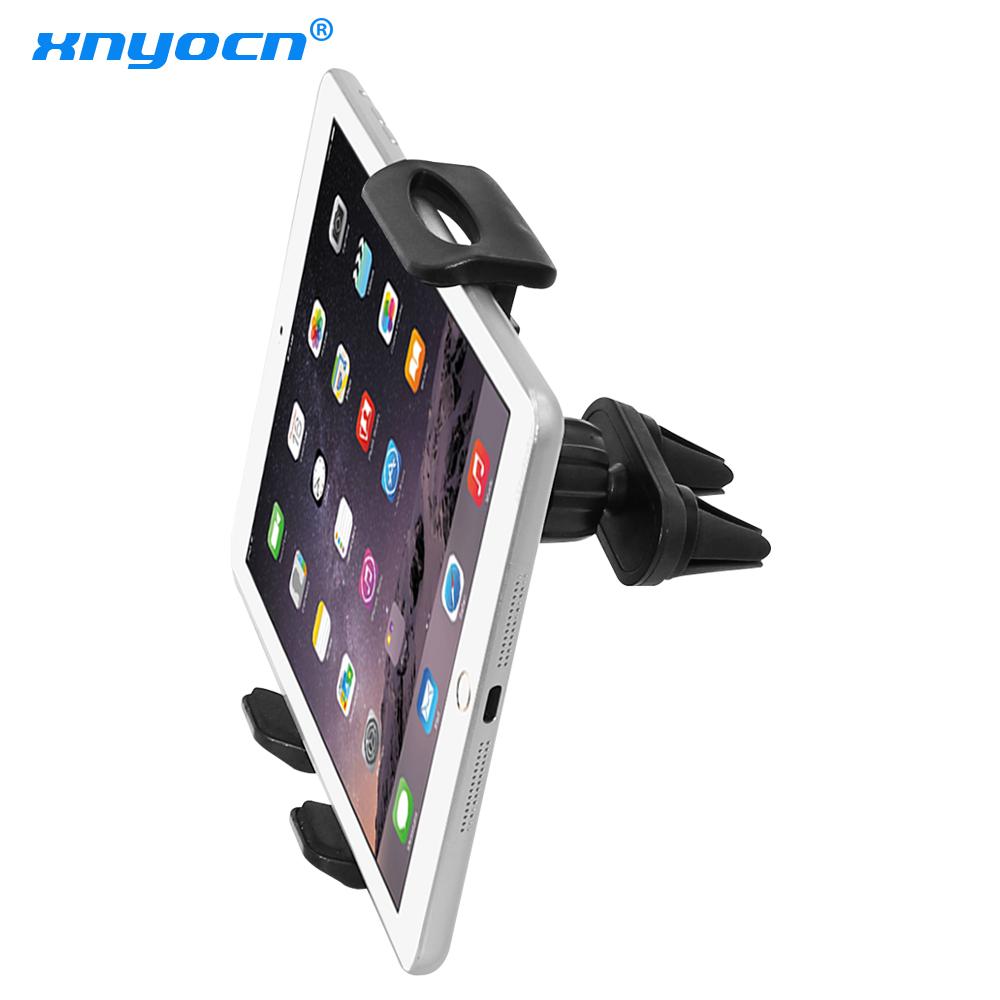 Car Air Vent Double Mount Holder Stand For 7 to 11 inch ipad mini Pro Air Samsung Galaxy Tab Tablet PC for huawei xiaomi Tablet