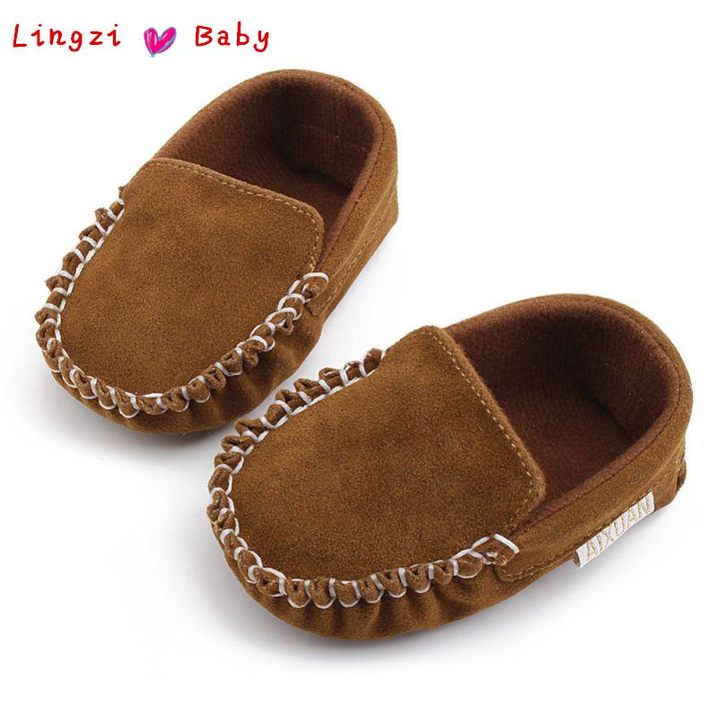 Newborn Baby Boy Girl Shoes First Walkers Baby Moccasin Shoes