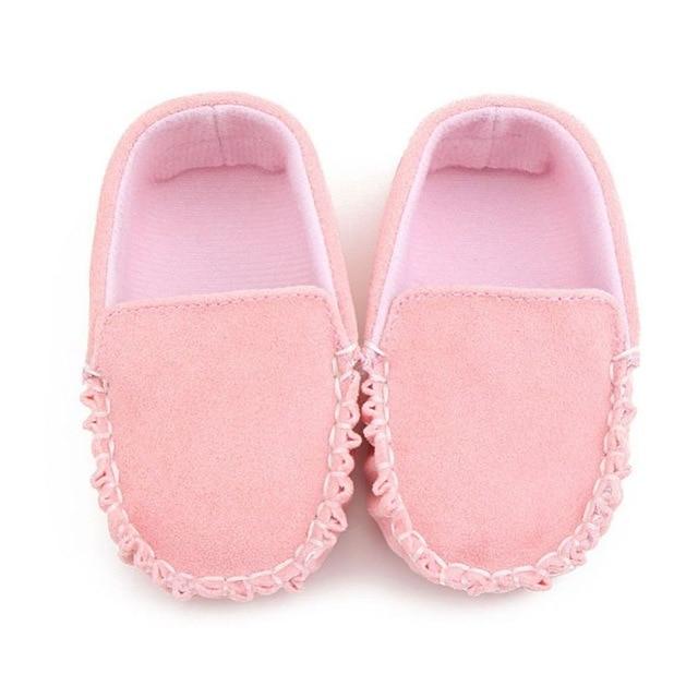 Newborn Baby Boy Girl Shoes First Walkers Baby Moccasin Shoes